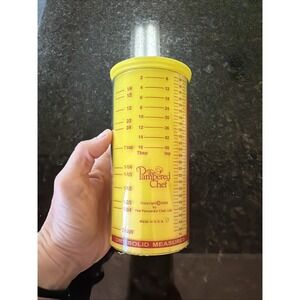 The Pampered Chef Measure All Cup Adjustable Sliding Wet Dry Liquid VTG 2000